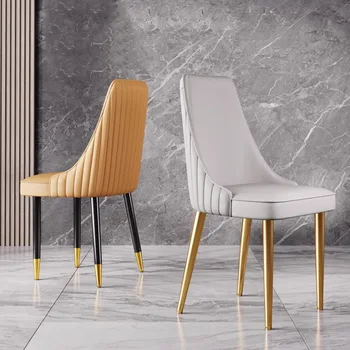 Скандинавские дизайнерские Обеденные стулья с удобными золотыми ножками, Уникальные кресла для отдыха, Прозрачные, Бесплатная Доставка, Предметы домашнего обихода для салона