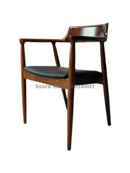Обеденный стул из массива дерева Nordic, простой оригинальный стул президента Кеннеди, стул для переговоров в ресторане 