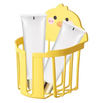 Подставка для салфеток Little Yellow Duck, коробка для салфеток Cute Duck, универсальная подставка Без сверления, полая конструкция, милая коробка для салфеток, экономия места для