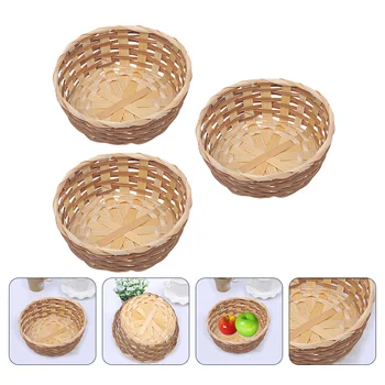 Плетеная корзина для закусок из бамбука, инструменты для плетения, ферментация, стирка деревенского хлеба