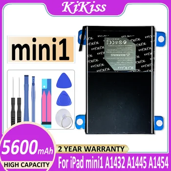Оригинальный аккумулятор KiKiss 5600 мАч для ipad mini 1 Для ipad mini 1 A1432 A1445 A1454 A1455 Bateria