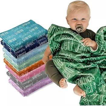 Фланелевое одеяло с индивидуальным названием Для взрослых и детей, Детское Мягкое одеяло, Эксклюзивное Шерстяное Одеяло, Завернутый в Одеяло Подарок на День рождения
