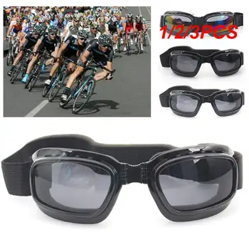 1/2 / 3ШТ Защитные очки Мотоциклетные Многофункциональные очки Складные очки Противотуманные ветрозащитные лыжные очки для гонок по бездорожью