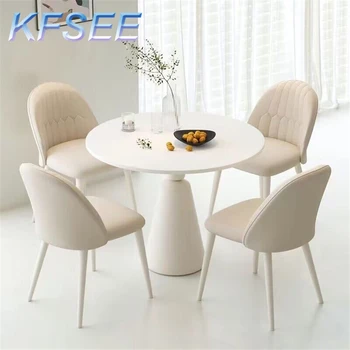 с 4 обеденными стульями Журнальный чайный столик Future Boss Kfsee