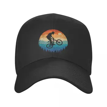 Модная Ретро Бейсболка для прыжков на горном велосипеде, Мужская Женская Дышащая MTB Велосипедная Шляпа для папы, Уличные Бейсболки Snapback, Солнцезащитные шляпы