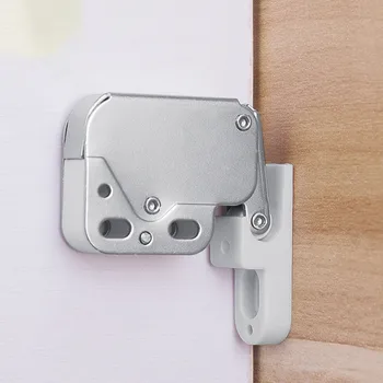 Мини-сенсорная защелка Автоматическая пружинная защелка Для открывания дверцы шкафа Защелка дверцы шкафа для дома на колесах Безопасность мебели