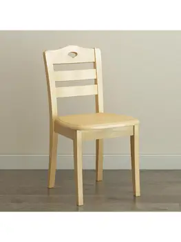 Полностью деревянный обеденный стул домашний стул со спинкой стул табурет современный минималистский обеденный стол китайская гостиная ресторан