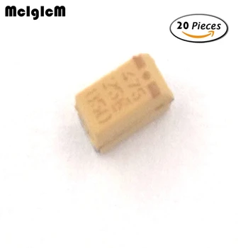 MCIGICM 20шт A 3216 4,7 мкФ 25В SMD танталовый конденсатор