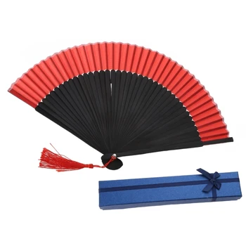 2 шт. большой складной ручной вентилятор для женщин, мужские китайские японские бамбуковые ручные вентиляторы в подарок