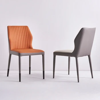 Роскошный бытовой Простой современный стул для книг со спинкой Nordic Restaurant Дизайнерский обеденный стул высокого класса