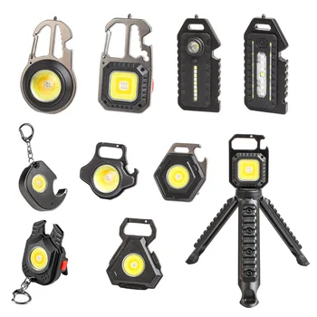 Mini LED Cob leicht zu tragen 800MA Lampen Taschenlampe Arbeit tragbare Notlage für Outdoor-Camping kleinen Licht Korkenzieher