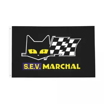 Флаг SEV Marchal Открытый баннер Полиэстер автоспорт Гонки Дрейфующие украшения устойчивые к выцветанию флаги 60x90 90x150 см