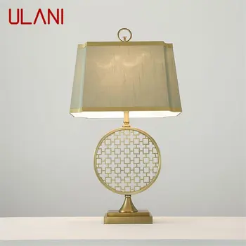 ULANI Современная настольная лампа, прикроватная светодиодная лампа классического дизайна E27, Настольная лампа для дома, Декоративная для Фойе, гостиной, офиса, Спальни