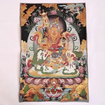 Китайская Тибетская вышивка, Шелк Тханка Фэншуй, Богатство 