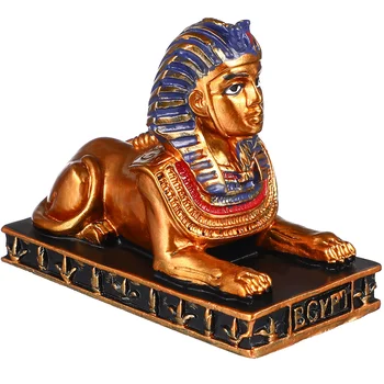 Реквизит для фотосессии Sphinx Маленькая Модель Украшения Ресторана Украшение рабочего стола Украшение из смолы Ремесло Египетская Статуя