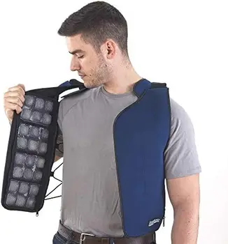 Ice Vest - персональный охлаждающий жилет для отвода тепла, темно-синий