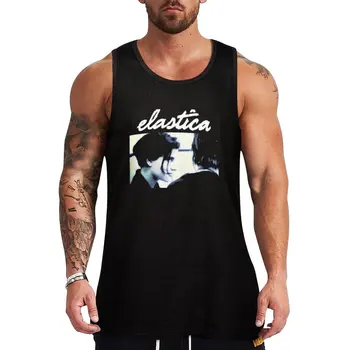 Новая майка Elastica в винтажном стиле 90-х, одежда для фитнеса для мужчин, футболки для спортзала, мужские