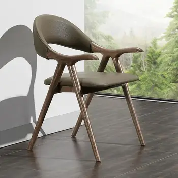 Деревянные игровые обеденные стулья для кафе, стол в скандинавском стиле, Кухонные обеденные стулья для гостиной, мобильная мебель для дома Sandalye YX50DC