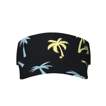 Пальмы Спортивные шляпы с солнцезащитным козырьком Сенсорные застежки Для спорта на открытом воздухе Регулируемые солнцезащитные кепки для мужчин и женщин