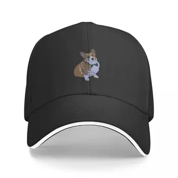 Новая бейсбольная кепка Corgi in a bowtie, модная роскошная кепка, бейсбольная кепка для мужчин и женщин