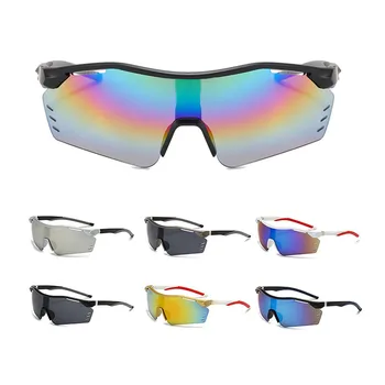 Новые спортивные солнцезащитные очки Для мужчин и женщин UV400, солнцезащитные очки для спорта на открытом воздухе, разноцветные линзы, ветрозащитные очки для горного велосипеда, шоссейного велосипеда
