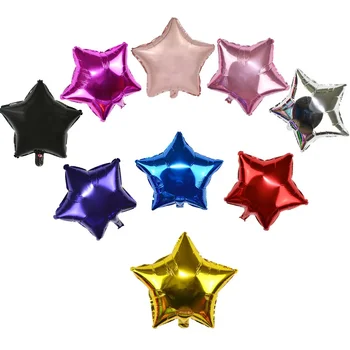 Воздушные шары из алюминиевой фольги в виде звезд для украшения свадьбы, Дня рождения, подарков для детского душа, Рождественских принадлежностей, воздушных шаров