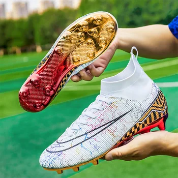 Футбольные бутсы Messi, бутсы оптом Chuteira Society, Прочная удобная качественная футбольная обувь для улицы, легкие кроссовки для мини-футбола
