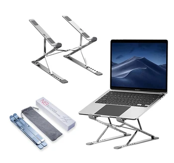 Регулируемая портативная подставка для ноутбука N8 из алюминия для планшета Macbook, подставка для ноутбука, подставка для охлаждения стола, Складной Держатель для ноутбука