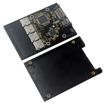 2,5-дюймовая карта-адаптер 4 TF на SATA, Твердотельный накопитель SSD, Для Групповой RAID-карты SD на SATA