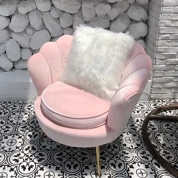 Скандинавские современные минималистичные тканевые стулья для гостиной, спальни, маленькой квартиры, Диван-кресло, Дизайнерское кресло со спинкой для гостиной