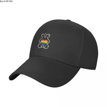 Бейсболка с медведем-геем, шляпа для папы, дизайнерская шляпа, бейсболка мужская женская