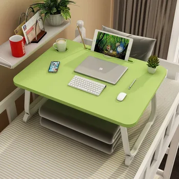 Официальный новый Складной столик Aoliviya, который используется на кровати, Студенческий Домашний Рабочий стол в общежитии, простой Ленивый стол для ноутбука в спальне