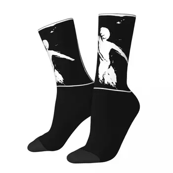 Альбом с обложкой ретро-группы Crazy Мужские компрессионные носки Унисекс Embrace с рисунком в уличном стиле, забавная новинка, носок Happy Crew
