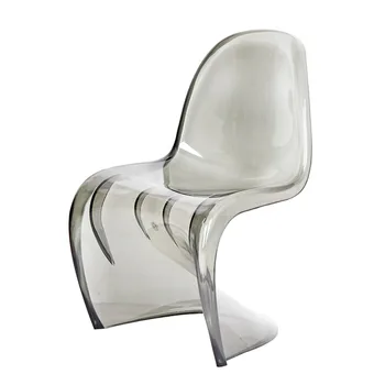 Beauty Nordic Creative Обеденный стул из акрилового пластика, Призрачный стул, хрустальный стул, прозрачный стул