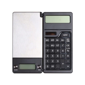 Многофункциональный калькулятор карманных весов размером 1000 г на 0,1 г и калькулятор для школы Gold Shop