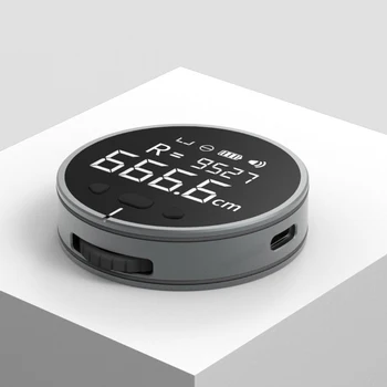 Электронная рулетка DUKA ATuMan, цифровая линейка Little Q, мини-перезаряжаемый измерительный инструмент, ЖК-дисплей для плоских изогнутых