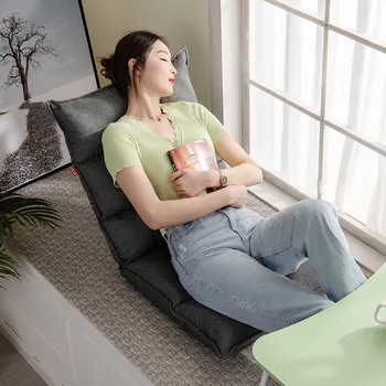 Скандинавский ленивый диван-татами для обуви, складной односпальный маленький диван-кровать в общей компьютерной спальне, балкон, эркерное окно, стул со спинкой