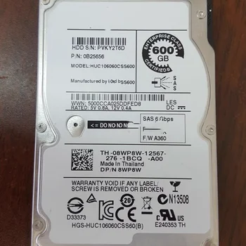 Для DELL 08WP8W HUC106060CSS600 600G 10K SAS 2,5-дюймовый жесткий диск R720