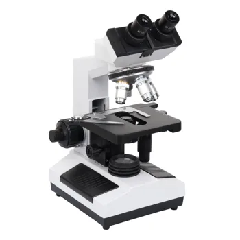 Недорогой высококачественный портативный лабораторный медицинский цифровой бинокулярный микроскоп со светодиодной подсветкой