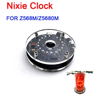 цифровые Настольные часы dykb Nixie Clock USB type-C power Mini Vintage Single ДЛЯ часов со светящейся лампой Z568M/Z5680M с RGB подсветкой