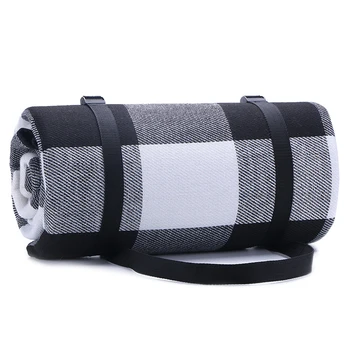 Водонепроницаемый коврик для пикника Одеяло для пикника с ремнем для переноски и сумкой для хранения для путешествий на природе кемпинга Вечеринки Пляжа