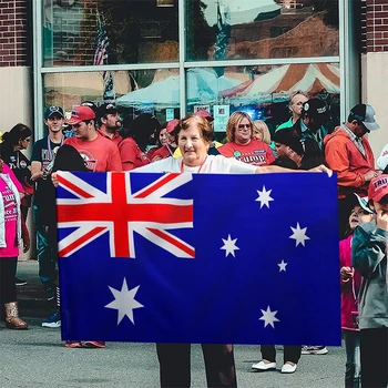 Прямая поставка, 100% полиэстер, Национальная страна Австралия, Австралийские флаги
