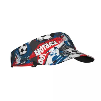 Спортивная кепка от Солнца, регулируемая УФ-защитой лучшие пустой теннис гольф бег солнцезащитный крем шляпа Франции по футболу с мячом и Франции флаг