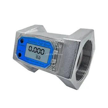 Расходомер жидкости Расходомер с ЖК-дисплеем для Воды на дизельном топливе 1 дюйм/2 дюйма/2,5 дюйма/3 дюйма Электронный Турбинный Расходомер