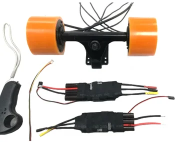Комбинированные комплекты электрического скейтбординга Freerchobby с ременным приводом 1500 Вт 83 мм 90 мм со ступичным двигателем постоянного тока для электрического лонгборда DIY