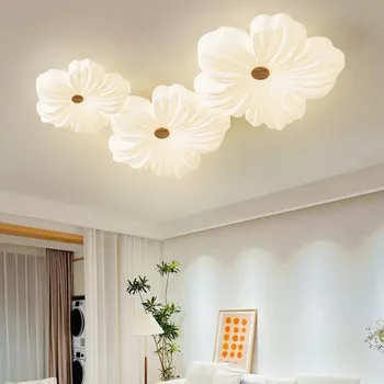 Люстры, светильники, потолки в форме современного цветка, подвесные светильники для кухни, гостиной, спальни, Роскошное светодиодное освещение в помещении