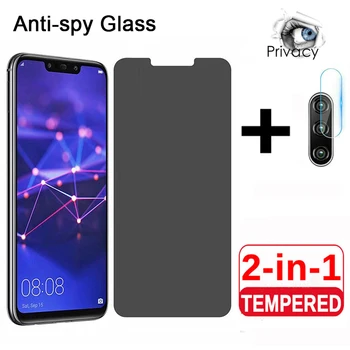 Защитная пленка Magtim Privacy Screen Protector 2 в 1 Для Huawei P40 P30 P20Lite С Защитой От Брызг Закаленное Стекло Для Huawei P60 50 P40 Pro Private Glass