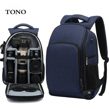Рюкзак для фотоаппарата, водонепроницаемый Многофункциональный рюкзак для фотосъемки на открытом воздухе большой емкости, подходит для Canon Nikon SONY и штатива