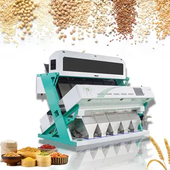 Широко используемый сортировщик цветов с 5 лотками и машина для сортировки по цвету зерновых /рожь/кукуруза с высоким качеством
