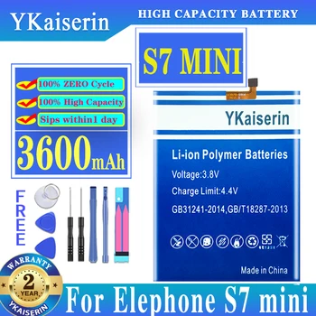 Аккумулятор YKaiserin емкостью 3600 мАч для Elephone S7 MINI S7mini 5,2 